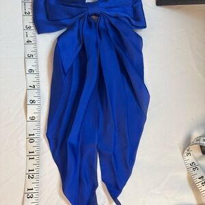Stylish Blue Hair Bow Royal Blue Barrette